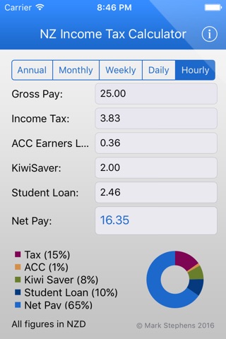 NZ Tax Calc screenshot 3