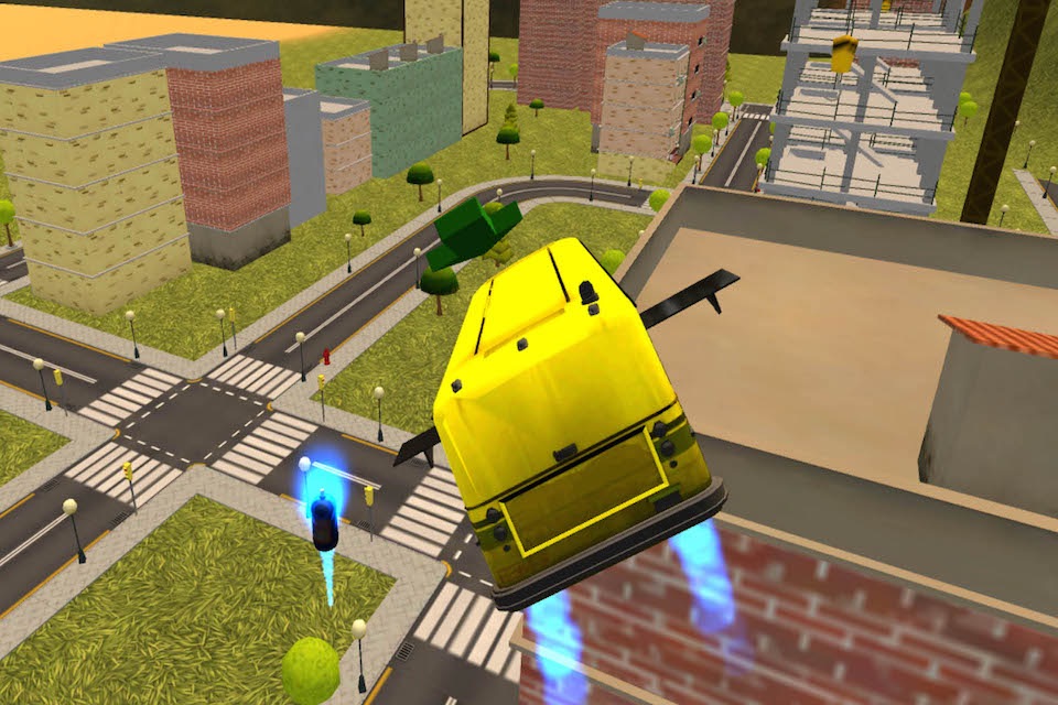 Flying Bus Driving Simulator - Racing Jet Bus Airborne Fever screenshot 2