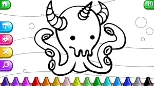 My Tapps Coloring Book - Characters and Scenarios Painting Game for Kids screenshot #4 for iPhone