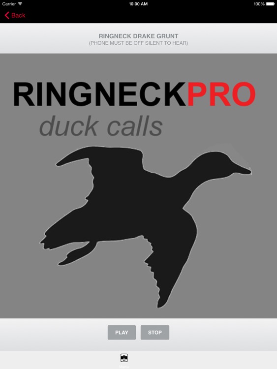 Ringneck Duck Calls -BLUETOOTH Ad Free