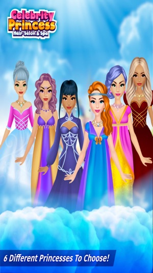 Celebrity Girls Princess Hair Salon & Spa - Free Dressup Gam(圖5)-速報App