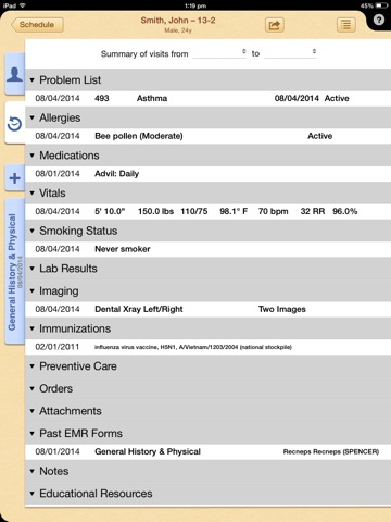 MacPractice iEHR 6.1 screenshot 3
