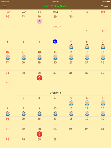 Screenshot #5 pour Menstruels Période calculer