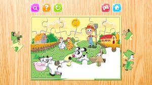 Farm and Animal Jigsaw Puzzle For Kids - educational young childrens game for preschool and toddlers screenshot #3 for iPhone
