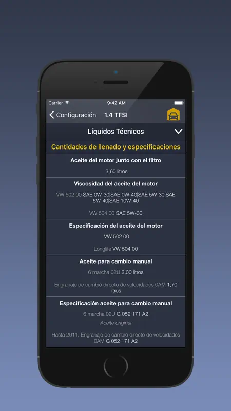 TechApp para Audi screenshot 5 of 5