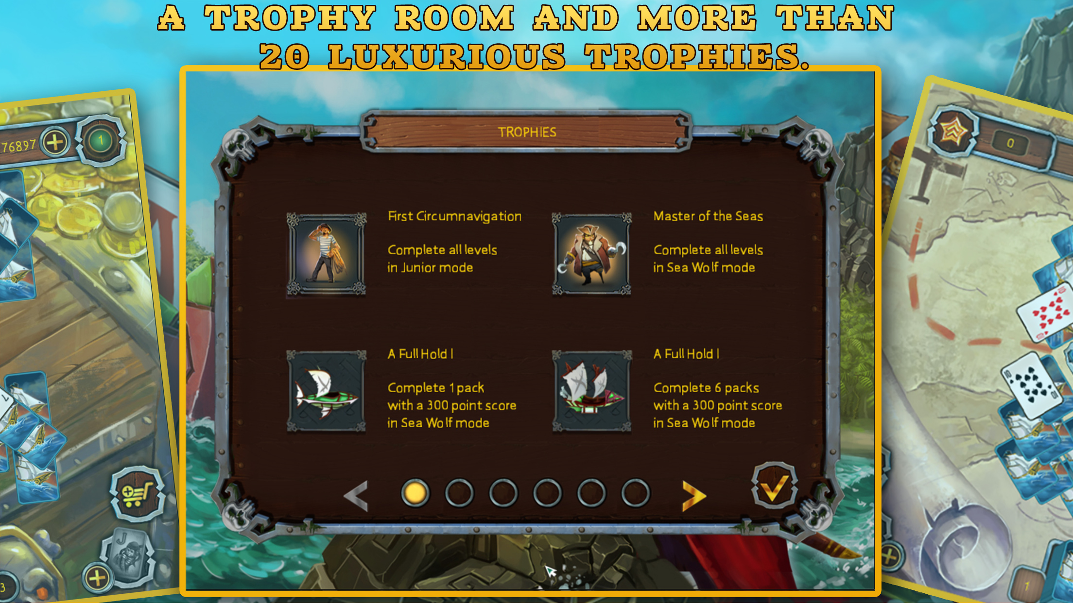 Pirate's Solitaire 2. Sea Wolves Free