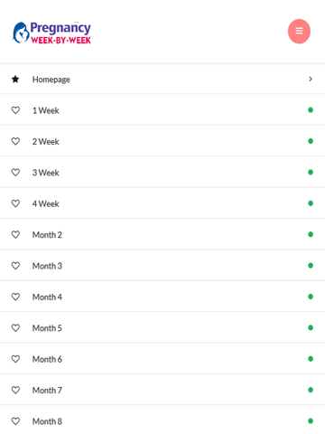 Screenshot #6 pour Pregnancy Week by Week Symptoms