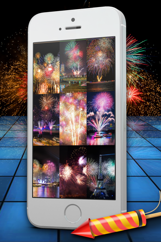 Fireworks Wallpaper – Glow.ing Background.s & Color.ful Light Show On Night Sky screenshot 4