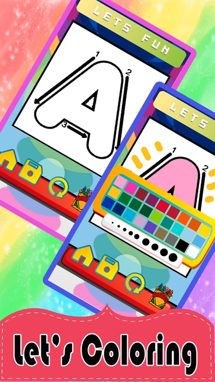 ABC Coloring Pages For Kids Drawing Basics Styles screenshot-3