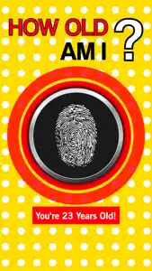 How Old Am I ? - Age Guess Fingerprint Touch Test Booth + HD screenshot #3 for iPhone