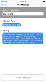 Trumpify - Text like Trump screenshot