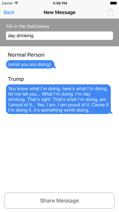 Trumpify - Text like Trump screenshot 2
