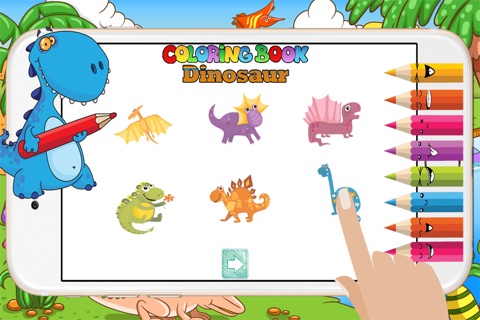 Kids Coloring Book Dinosaurs screenshot 2