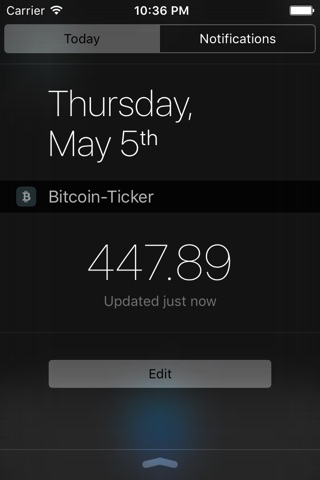 Bitcoin-Ticker screenshot 3