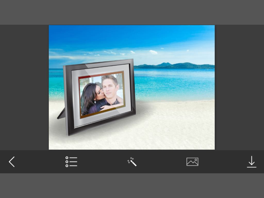 3D Beach Photo Frame - Amazing Picture Frames & Photo Editor