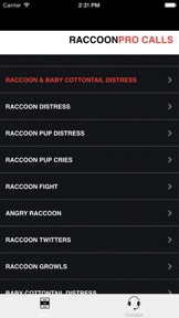 Raccoon Hunting Calls - With Bluetooth - Ad Free screenshot