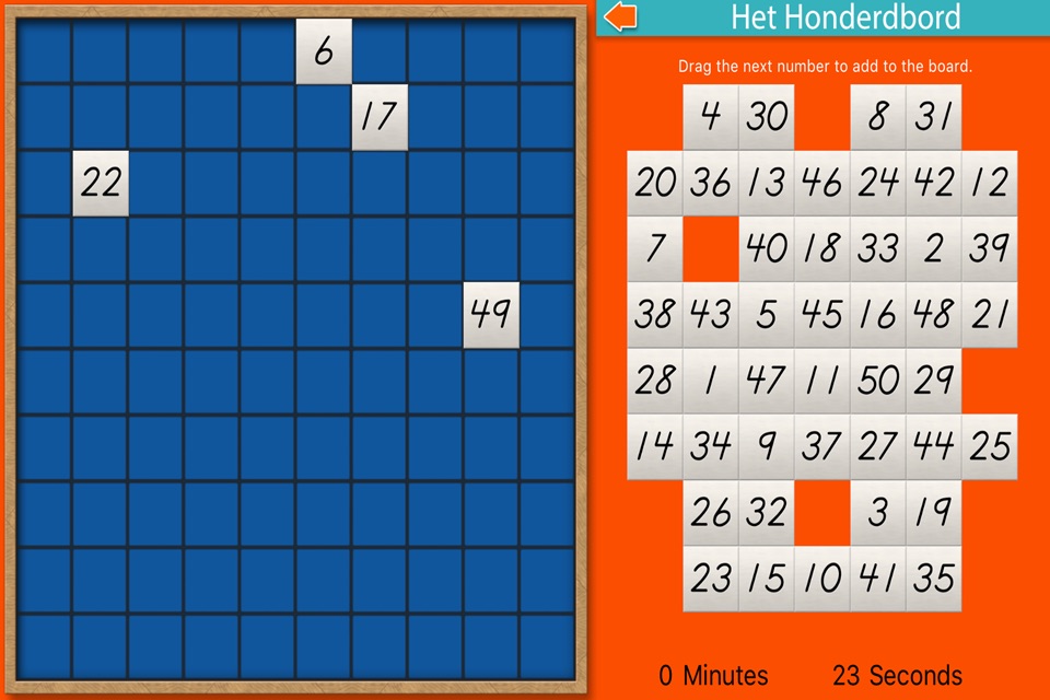 Montessori rekenmaterialen – Het honderdbord Lite screenshot 3