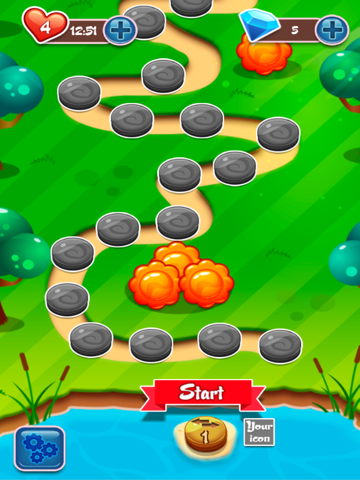Screenshot #4 pour Douce gelée de fruits Jardin Saga: Match 3 gratuit