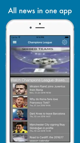 Game screenshot Football News - Champions League, Europa League & Super Cup Edition mod apk