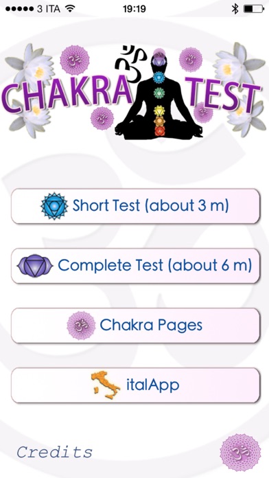 Chakra Test - discover the state of your chakras, harmonize the energy of your unbalanced chakras Screenshot