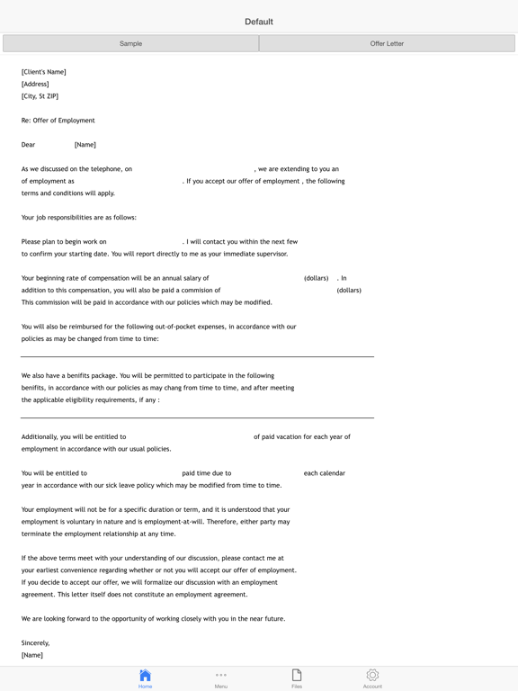Screenshot #5 pour Job Offer Letter