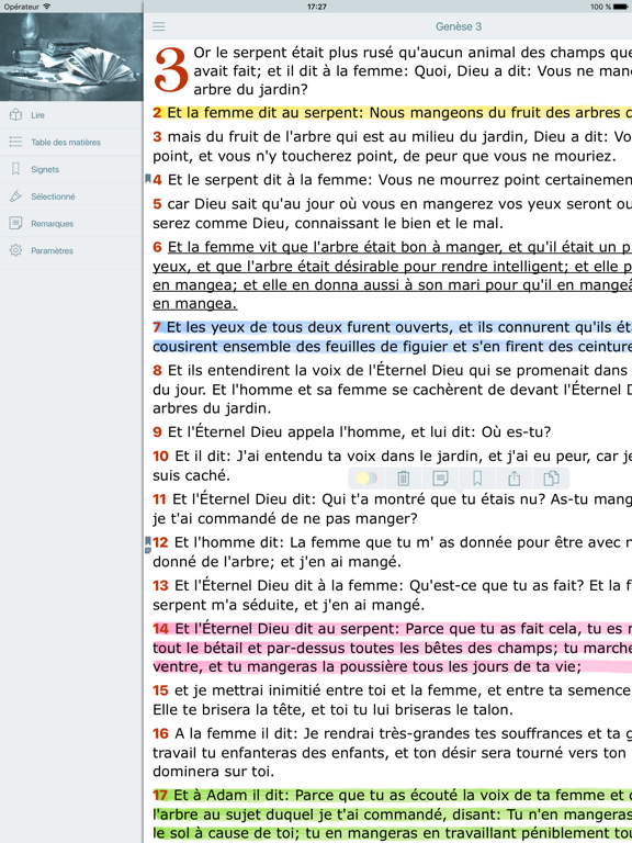 Screenshot #6 pour La Sainte Bible Darby en Français (French Audio)