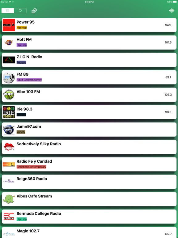 Screenshot #4 pour Bermuda Radio - VIBE 103