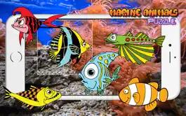 Game screenshot Marine Math Games Jigsaw Puzzles : Fish for Kids apk