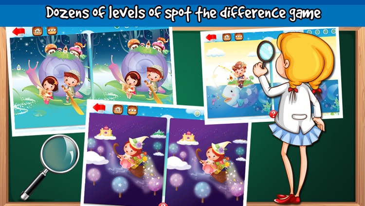 Spot the Difference for Kids & Toddlers - Preschool Nursery Learning Game