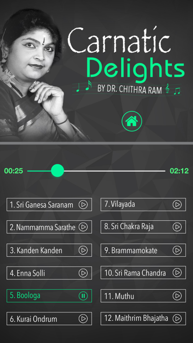 How to cancel & delete Classical Carnatic Delights from iphone & ipad 2