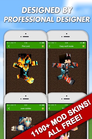 Mod Skins for Minecraft PE (Pocket Edition) & Minecraft PCのおすすめ画像1