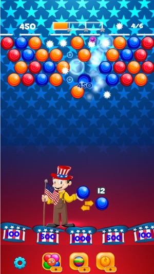 Independence Day Bubble Shooter Adventures Pro(圖4)-速報App