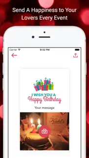 birthday card maker - personal greeting cards, thank you cards and photo ecard for special occasion iphone screenshot 2