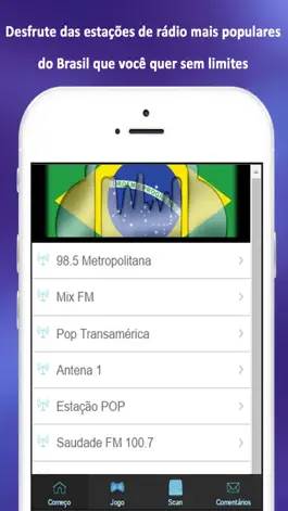 Game screenshot 'A Rádio Brasil - Melhores Radios AM, FM Online ao Vivo e Grátis apk