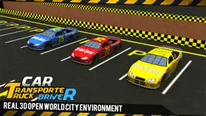 Sports Car Transporter Truck Driver Simulation & Racer Truck Parking Game screenshot 2
