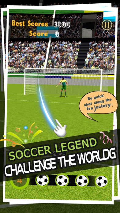 Screenshot #1 pour Free Kick Football - Penalty Football Goal