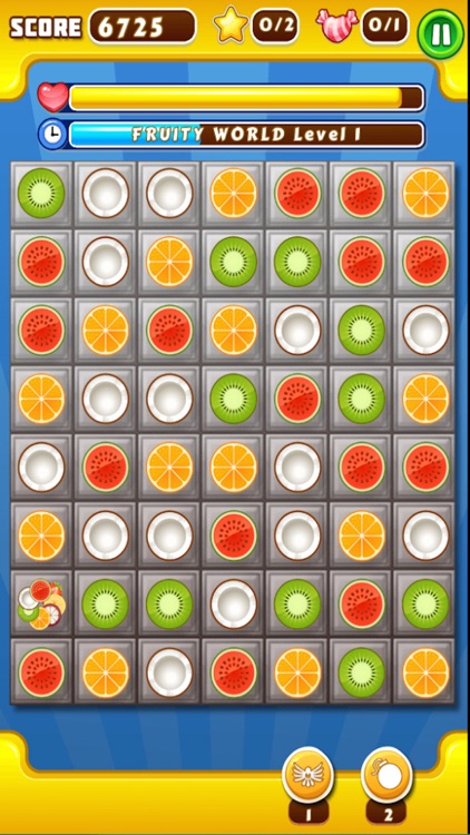 Fruity Word Mission Match 3 screenshot-3