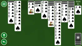 spider solitaire classic patience game free edition by kinetic stars ks iphone screenshot 1