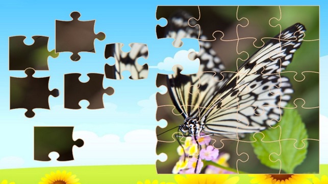 Butterfly Jigsaw Puzzle Kid Game(圖1)-速報App