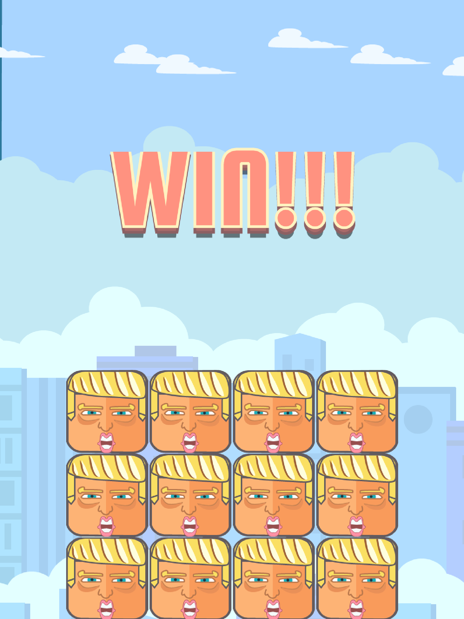 Trump's Face Wall - Build Donald Trumps Wall Games