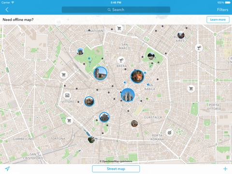 Milan Trip Planner, Travel Guide & Offline City Map iPad screenshot 2 - Travel app