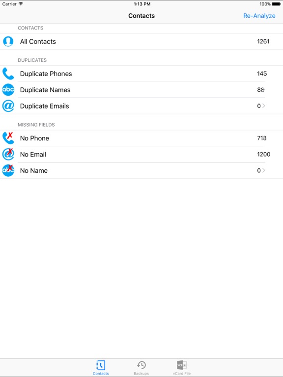 My Contacts Backup & Cleanup Free