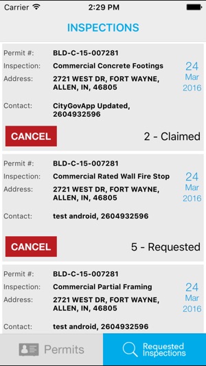 Allen County Inspection Request(圖3)-速報App