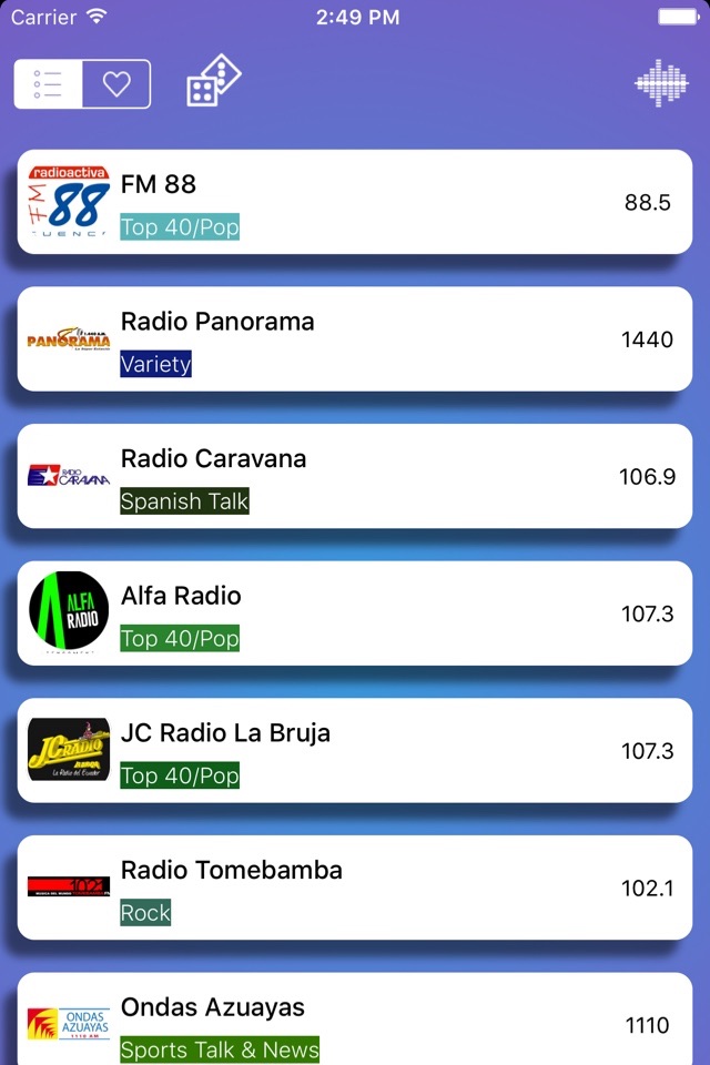 Radio -Radios Del Ecuador - Ecuador Radio screenshot 2