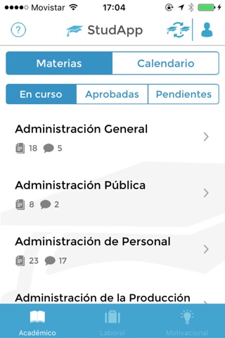 StudApp screenshot 2