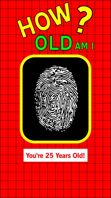 How Old Am I - Age Guess Fingerprint Touch Test Booth + HD