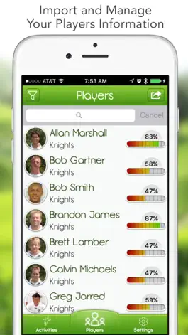 Game screenshot iGrade for Volleyball Coach apk
