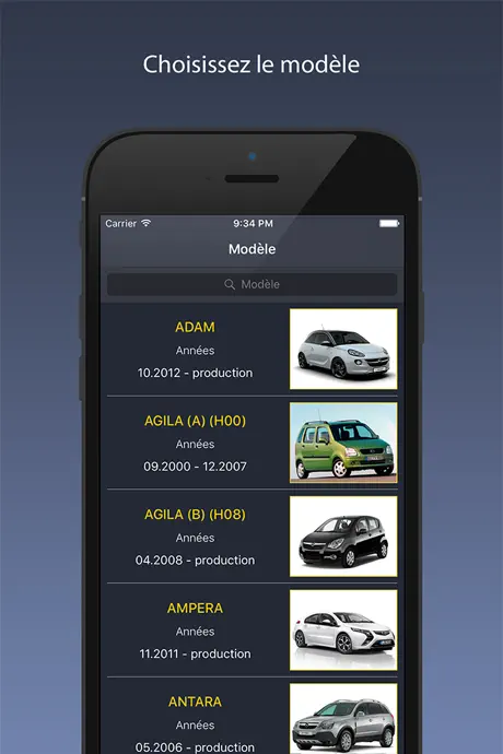 TechApp pour Opel