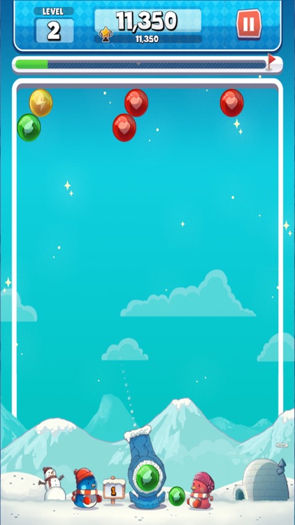 Penguins Bubble Match Puzzle