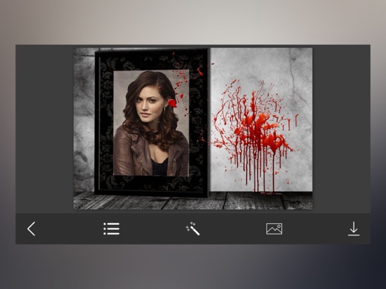 Scary Photo Frames - Decorate your moments with elegant photo frames iPad screenshot 4 - Photo & Video app